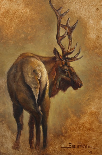 The End, Painting of an Elk