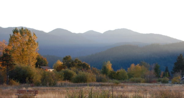 This is a photo of a view of the mountains called the Eddies which is a favorite location that participants who attend the Autumn Workshops love to paint