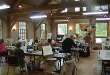 Oil Painting Haven Image from the Plein Air Basics Workshop, 2015, Huntsman's Lodge, Mt. Shasta