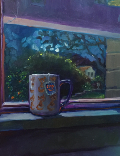 painting by Stefan Baumann coaching student