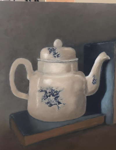 Painting by Stefan Baumann coaching student